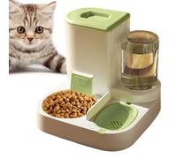 Alimentador automático de Mascotas | Juego automático de Cuencos de Agua y Comida para Gatos,para Mascotas con Botella de Agua automática, para Perros y Gatos para Perros pequeños o medianos