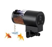 Alimentador automático de peces de 100 ml de capacidad, funciona con pilas, temporizador programable para acuario, fácil de configurar, uso de vacaciones
