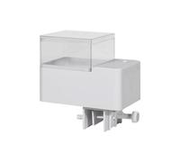 Alimentador automático de peces, dispensador inteligente de temporizador de acuario, 4.8 x 3.3 x 3.54 pulgadas, dispositivo de alimentación programable con ajustes ajustables, ideal para el hogar