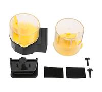 Alimentador automático de Peces eléctrico Ajustable, dispensador de Temporizador de Alimentos para peceras, Fin de Semana de Vacaciones con Capacidad de 210 ml/100 ml, Funciona