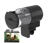 Alimentador Automático de Peces en Acuario Pequeño Alimentador Automático | Máquina Programable a Pilas de Gránulos Alimenticios Para Kois, Bettas, Guppys, Tortugas y Camaron