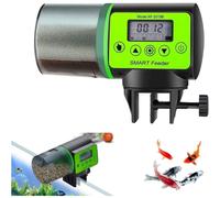 Alimentador automático de peces para acuario de 200 ml con temporizador digital, dispensador automático de comida para pecera, horario de al