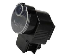 Alimentador automático de peces para acuario, dispensador de temporizador eléctrico de 2.5 L, dispositivo de alimentos ajustable, equipo de vacaciones que funciona con pilas, suministro de tanque