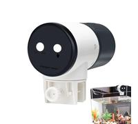 Alimentador automático de pescado - Alimentador eléctrico para acuarios, dispensador de alimento para peces con temporizador inteligente | Dispensador automático silencioso de alimentos para peces con