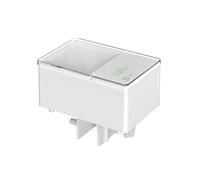 Alimentador automático de Pescado, Prueba y alimentación de precisión con sincronización y exhibición Digital de 150 ml de 500 ml de dispensador de Alimentos portátiles para (White)