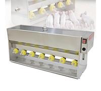 Alimentador automático de pezones con control de temperatura y simulación de sonido para ganado joven