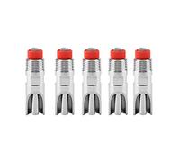 Alimentador automático del Bebedero de la entrerrosca del Cerdo del Acero Inoxidable Waterer Red Cap Duckbilled para Las cerdas Piglets 5Pcs