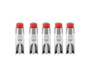 Alimentador automático del Bebedero de la entrerrosca del Cerdo del Acero Inoxidable Waterer Red Cap Duckbilled para Las cerdas Piglets 5Pcs