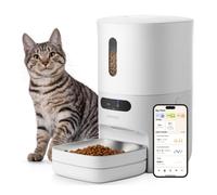 Alimentador Automático Inteligente Pawsync con Báscula, Doble Fuente de Alimentación y App Móvil