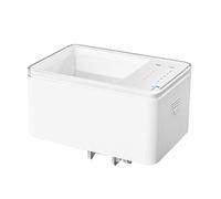 Alimentador automático LED inteligente para peces, dispensador de alimentos, 70 m