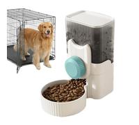 Alimentador Automático para La Jaula: Jaula Automática del Alimentador De Mascotas, Alimentadores De Conejo De Recarga Automática | Dispensador De Agua De La Jaula para Perros, Alimentador Automático