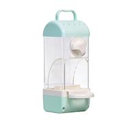 Alimentador automático para Loro - Depósito de comida de pinzones | Contenedor de alimentación inseparable | para Ara, Conure, maestros, entrenadores, refugios, aviarios, salón y