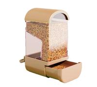 Alimentador automático para loros - Alimentador automático para jaulas de pájaros, diseño sin desorden, perfecto para canarios, periquitos y loros