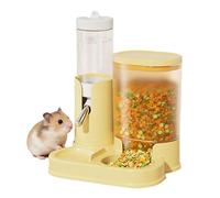 Alimentador Automático Para Mascotas - Botella De Agua Para Hámster Con Para Comida Combinada, Diseño De Alimentación Con Agua Desmontable, Solución Eficiente De Hidrataciones