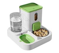 Alimentador automático para mascotas, Cat Dog Food Dispenser, 11,02 x 11,02 x 8,86 pulgadas, ancho, compacto, no tóxico, ligero, estable para mascotas, alimentador para mascotas furry Friends, para el