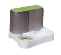 Alimentador automático para mascotas, comedero para perros y gatos, 2 en 1, dispensador automático de agua para perros pequeños y medianos, gatos y mascotas