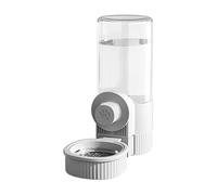 Alimentador automático para mascotas - Dispensador de agua para alimentos | 20x10x22 cm 17x8x20 cm, alimentación por gravedad | Estación de alimentación para mascotas doble
