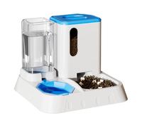 Alimentador automático para mascotas-dispensadores de agua de comida para gatos 2 en 1, máquina expendedora de alimentos para mascotas | Dispensador de comida anti
