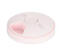 Alimentador automático para Mascotas, Temporizador Digital, Control de porciones para Perros, dispensador de Alimentos Secos y húmedos, 6 Comidas, diseño de 6 Rejillas con