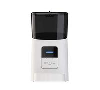 Alimentador automático para mascotas, temporizador y grabación cuantitativa, recordatorio para comer, diseño antigranos, advertencia de escasez de alimentos, modo de alimentación dual, granero