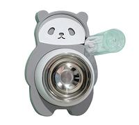 Alimentador automático para mascotas y bebedero desmontable para cuenco antivuelco, fuente de agua antifugas, inclinado, elevado, dispensador de agua para alimentos B automático