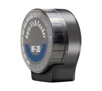 Alimentador automático para peceras con ajuste de 6 niveles, dispensador automático de alimentos para peces, temporizador de 140 ml, alimentación de acuario para equipo de tanque de escritorio