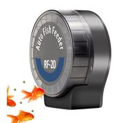 Alimentador Automático para Peces con 6 Niveles de Alimentación, Dispensador Automático de Alimento para Peces, Función Temporizador 140ml para Escritorio Hogar Oficina Tortugas Ranas Ajolotes