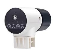 Alimentador automático para peces - Depósito dispensador de alimentos, alimentador automático para acuarios pequeños, contenedor de pellets de polvo de gran capacidad | Solución de alimentación parfa