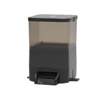 Alimentador automático para peces, dispensador inteligente de alimentación solar de 120° para estanques para peces, alimentador automático de peces de 10 L con pantalla LCD, racionamiento temporizado