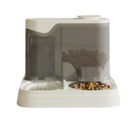 Alimentador automático para perros, Pet Food Dispenser, 11,02 x 9,06 x 9,06 pulgadas, Water Station Bowl, Large Capacity Leakproof Design, Refill Feeding System for Home, Kitchen, Living Room, Garaje