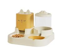 Alimentador automático para perros y agua,Alimentador automático para gatos,Dispensador de agua para recipientes de comida para perros de gran capacidad | Conjunto de cuencos de comida y agua para cha