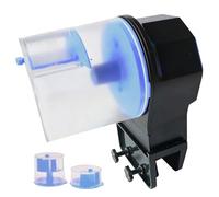 Alimentador Automático Pequeño para Peces - Automático A Pilas con Temporizador | Temporizador para Vacaciones - para Estanques Y Acuarios De Tortugas Camarones Durante Fines De Semana O