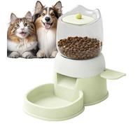 Alimentador automático | Plato de estación de alimentos con diseño de prensa de 2 L | Dispensador de comida para gatos, para interiores, hogar, jaula, lugar de trabajo, al aire libre, patio, tienda de