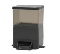 Alimentador Automático, Pond Feeder Dispensador Comida Peces Estanque Comedero Automatico Peces 10 L Gran Capacidad para Acuario Y Estanque Garantiza Un Racionamiento Cronometrado(Black)