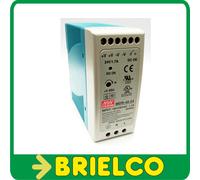 ALIMENTADOR CONMUTADO CARRIL DIN 100-240VAC A 24VDC 1.7A MW MDR-40-24 BD10992