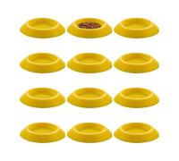 Alimentador Cucarachas,12 Piezas Bandeja para Alimentación Antideslizante para Terrarios - Cuenco de Alimentación para Cucarachas Dubia | para Milpiés Invertebrados Enanos Pequeños Animales