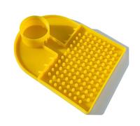 Alimentador de abejas con boca pato, antigoteo, antiahogamiento, entrada colmena, alimentador agua y azúcar para principiantes y profesionales(Yellow)