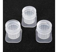 Alimentador de agua de abeja 3pcs plástico anti-ahogamiento seguro