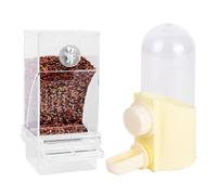 Alimentador de agua de pájaro, Parrot Drinking Dispenser, 3,46 x 2,83 x 7,28 pulgadas Spill Proof Hydration Container, Leakproof Hanging Water Bottle for Parakeet Lovebirds Canary Cockatiel Finch and