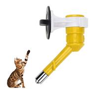 Alimentador de Agua para Mascotas, Boquilla dispensadora de Agua Resistente antifugas, Fuente dispensadora de sin Reutilizable y Flexible, Boquilla de Cabeza de Botella Multifuncional para Todo t