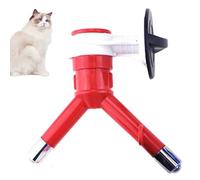 Alimentador de Agua para Mascotas | Dispensador de Agua antifugas Boquilla para Beber para Mascotas | Fuente dispensadora de sin Reutilizable y Flexible, Boquilla de Cabeza de Botella multifuncio