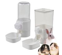 Alimentador de agua para mascotas, dispensador de comida para mascotas, automático para parakeets parrots finches budgies cockatiels squirrels Bunnies Chickens and Small Pets