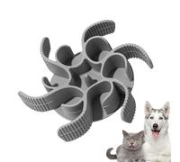 Alimentador de alimentación de comida para perros, alimentador lento, alfombrilla de alimentación de perros alimentador lento - Perdón de perros Puppy Slowimerer - Juguetes interactivos Anti-ascendenc