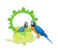 Alimentador de aves | Cuenco de agua de cockatiel con hojas en forma,Parrot Swing Juguetes para Parakeet Cockatiels Budgie Fun (w/) Adawd