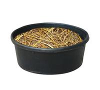 Alimentador de Caballos de Goma - 9.06 Pulgadas 4L Comida de Agua para Rancho al Aire Libre, Granja con diseño fácil y, alimentador de Animales múltiples para Gato, Perro, Pollo, Cabra, animale