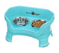 Alimentador de comedero de lujo de lujo tazones para perros con a prueba de desorden elevados para pequeas razas, hechas en EE. UU. - No hay un taz