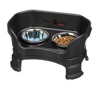 Alimentador de comedero de lujo de lujo tazones para perros con a prueba de desorden elevados para razas pequeas, hechas en EE. UU. - No hay un taz