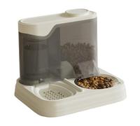 Alimentador de Gatos y dispensador de Agua, alimentador automático de Gato automático de 11x9x9 Pulgadas con Estuche desecante, Suministros de Mascotas de Gran Capacidad Seguros para el hogar, alimen