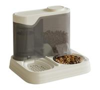 Alimentador de Gatos y dispensador de Agua, alimentador automático de Gato automático de 11x9x9 Pulgadas con Estuche desecante, Suministros de Mascotas de Gran Capacidad Seguros para el hogar