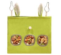 Alimentador de heno de conejo, bolsa de heno conejito - Alimentador de heno conejito suspendible,Adorable despierta de alimentación a comer lento, dispensador de
